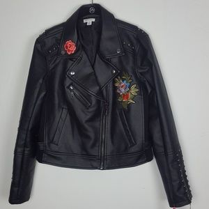 Faux Leather Jacket